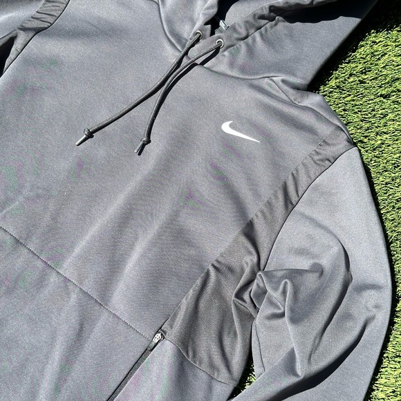 Nike Gray Hooded Sweatshirt Mens Size Large - Picture 2 of 5